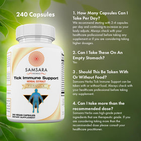 Samsara Herbs Support daily wellness 240 Capsules avec capsules visibles