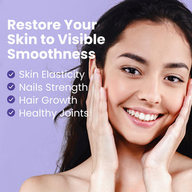 Sanar Naturals Collagène gélules sur fond blanc