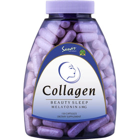 Sanar Naturals gélules de collagène et mélatonine 150 g, boîte vue avant
