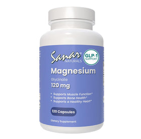Sanar Naturals Glycinate de Magnésium 120 capsules vue avant