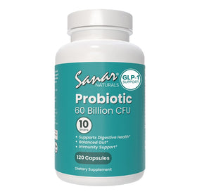 Sanar Naturals Probiotiques 60 Milliards CFU 120 Capsules - vue de face
