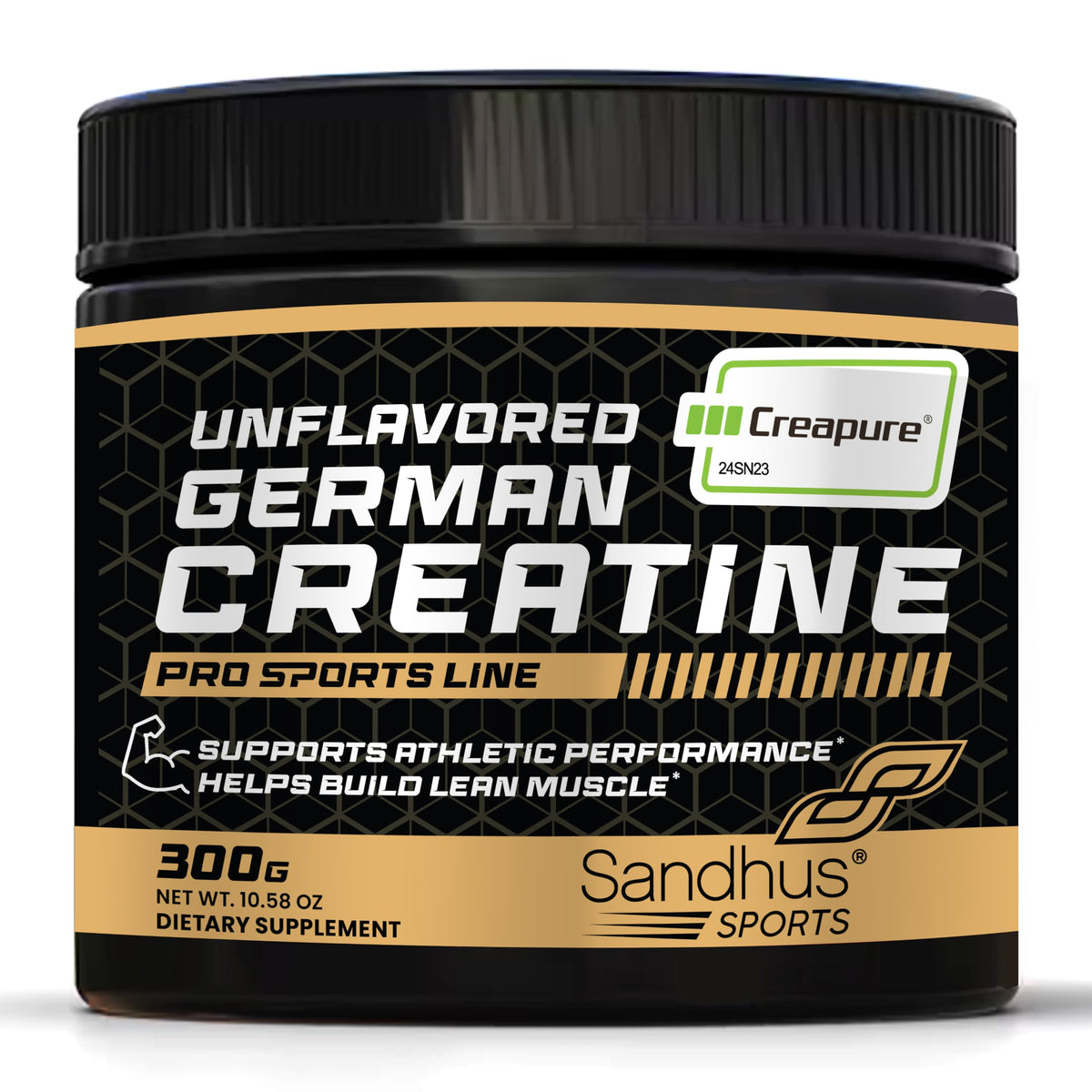 Sandhu's Créatine Monohydrate Creapure 5000mg 60 Portions - vue avant