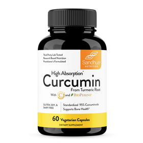Sandhu's Curcumin C3 Complex 60 capsules vue avant