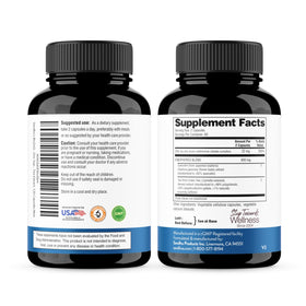 Sandhu's Zinc 800mg capsules végétariennes sur fond blanc