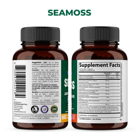 SANDHUHERBALS Shilajit et Sea Moss packaging