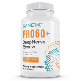 SANE PRO60+ Complément Alimentaire Nerveux 30 Capsules - vue de face