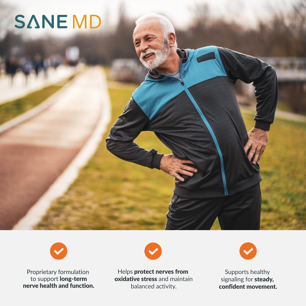 SANE PRO60+ Complément Alimentaire Nerveux - boîte ouverte avec capsules