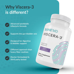 SANE Viscera-3 Complément Alimentaire 30 Capsules côté