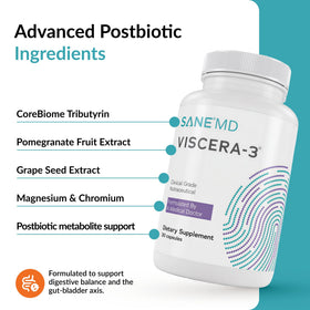 SANE Viscera-3 Complément Alimentaire 30 Capsules dosage