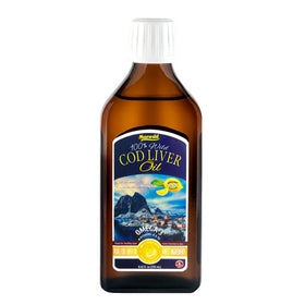 Sanniti huile de foie de morue 100% sauvage 490g, vue avant