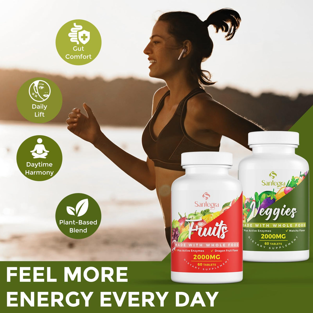 Santegra 2000 MG Fruits et Légumes avec échantillons de fruits