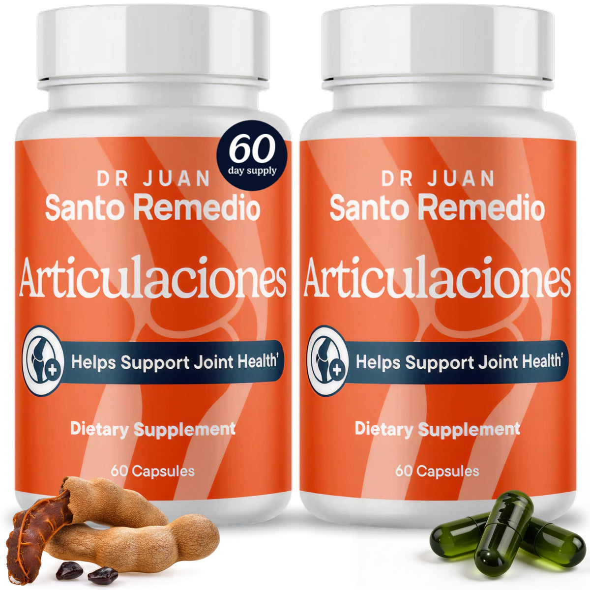 Santo Remedio Articulaciones complément alimentaire 60 capsules vue avant