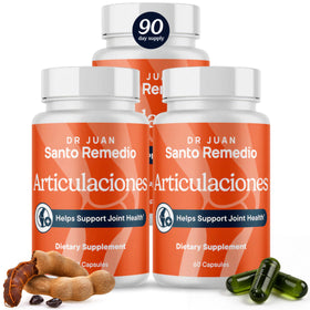 Santo Remedio Articulations 60 capsules - vue de face