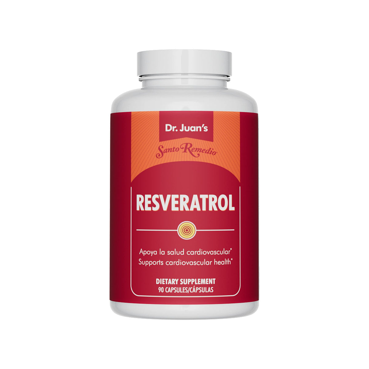 Santo Remedio complément alimentaire Trans-Resvératrol 90 capsules vue avant