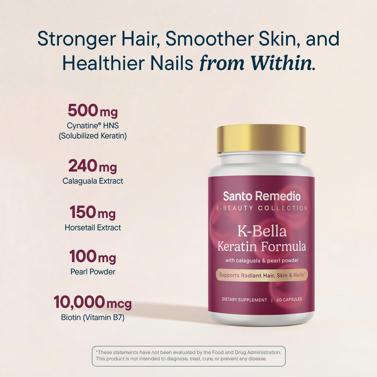 Santo Remedio K-Bella B7 Biotine emballage et contenu