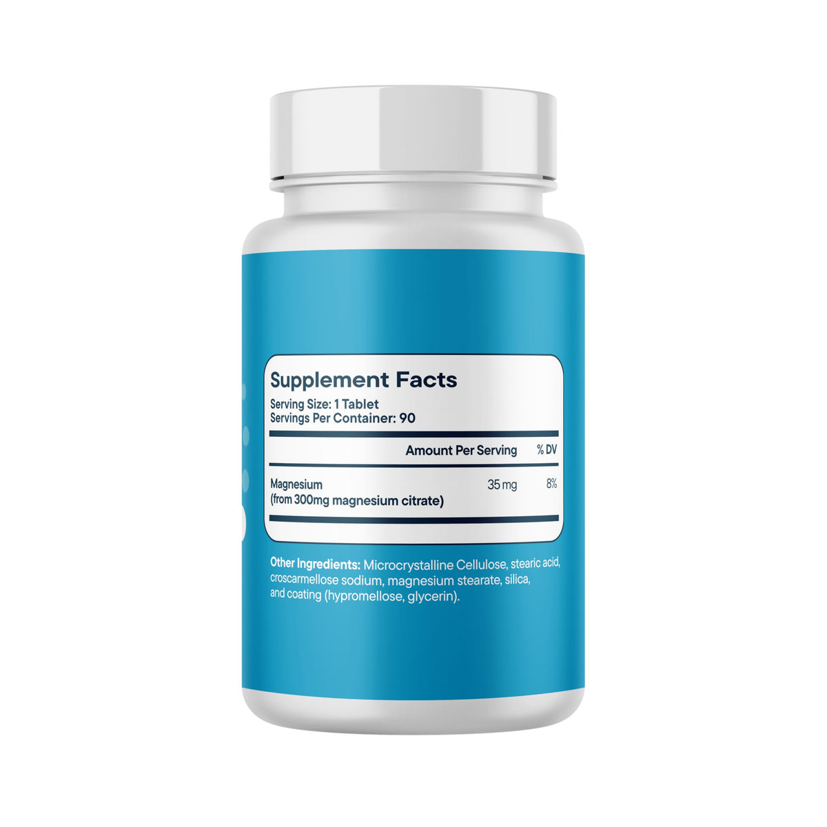 Santo Remedio Magnésium flacon avec capsules sur une table en bois