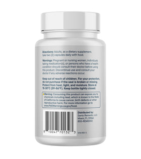 Santo Remedio Super Nopal 60 capsules côté