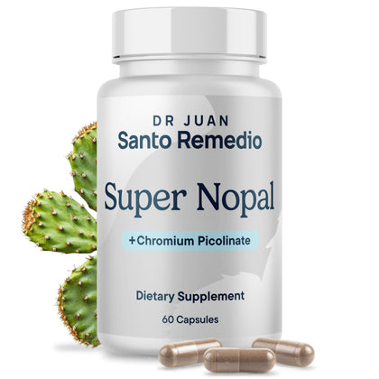 Santo Remedio Super Nopal 60 capsules vue de face