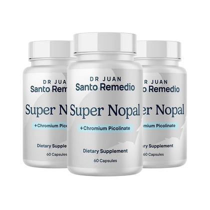 Santo Remedio Super Nopal boîte de 60 capsules vue avant
