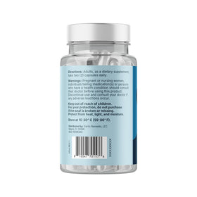 Santo Remedio Thyroid Plus capsules individuelles sur fond blanc