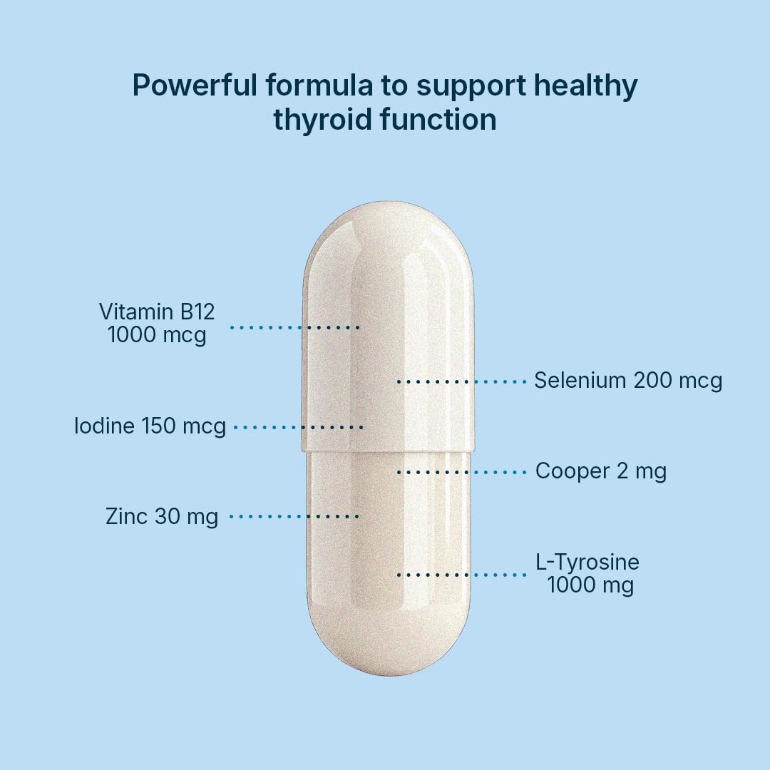 Santo Remedio Thyroid Plus sur une surface en bois