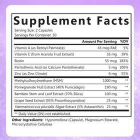Sarez Skin Longevity Complex 60 capsules emballage
