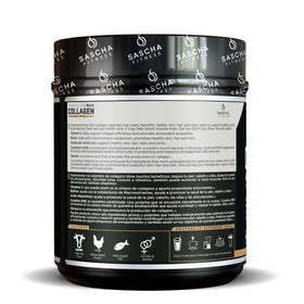 SASCHA FITNESS Collagène Multi Hydrolysé 671g Caramel Macchiato emballage