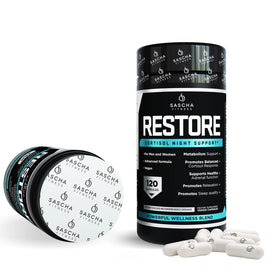 SASCHA FITNESS Complément Alimentaire Nuit, capsules ouvertes