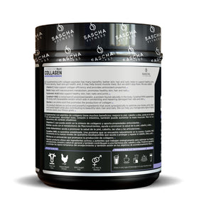 SASCHA FITNESS Poudre de Collagène Hydrolysé 650g Chocolat emballage