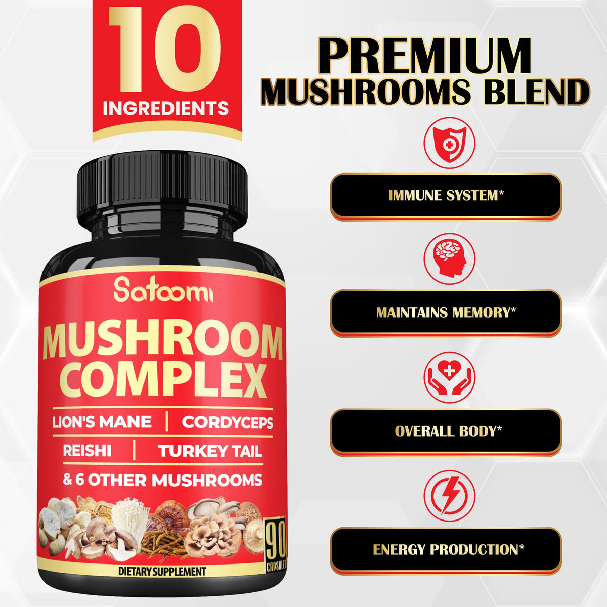 Satoomi 90 capsules sur fond blanc
