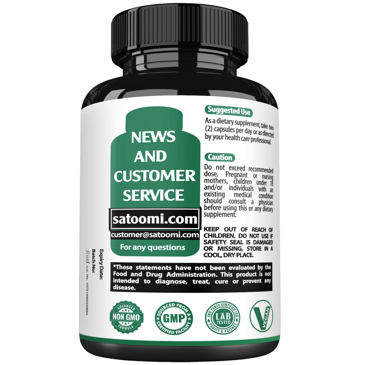 Satoomi complément NAD 900mg avec d'autres compléments