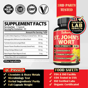 Satoomi gélules d'Hypéricum Perforatum 5050 mg avec dosage suggéré
