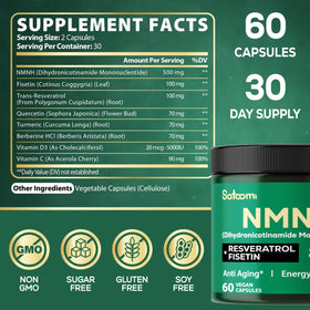 Satoomi NMNH complément alimentaire flacon avec capsules
