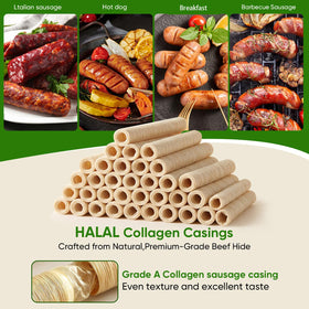 Saucisses collagène FAIRSKY vue latérale