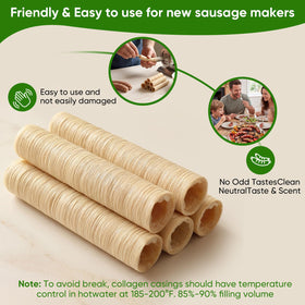 Saucisses fumées préparées avec les enveloppes FAIRSKY