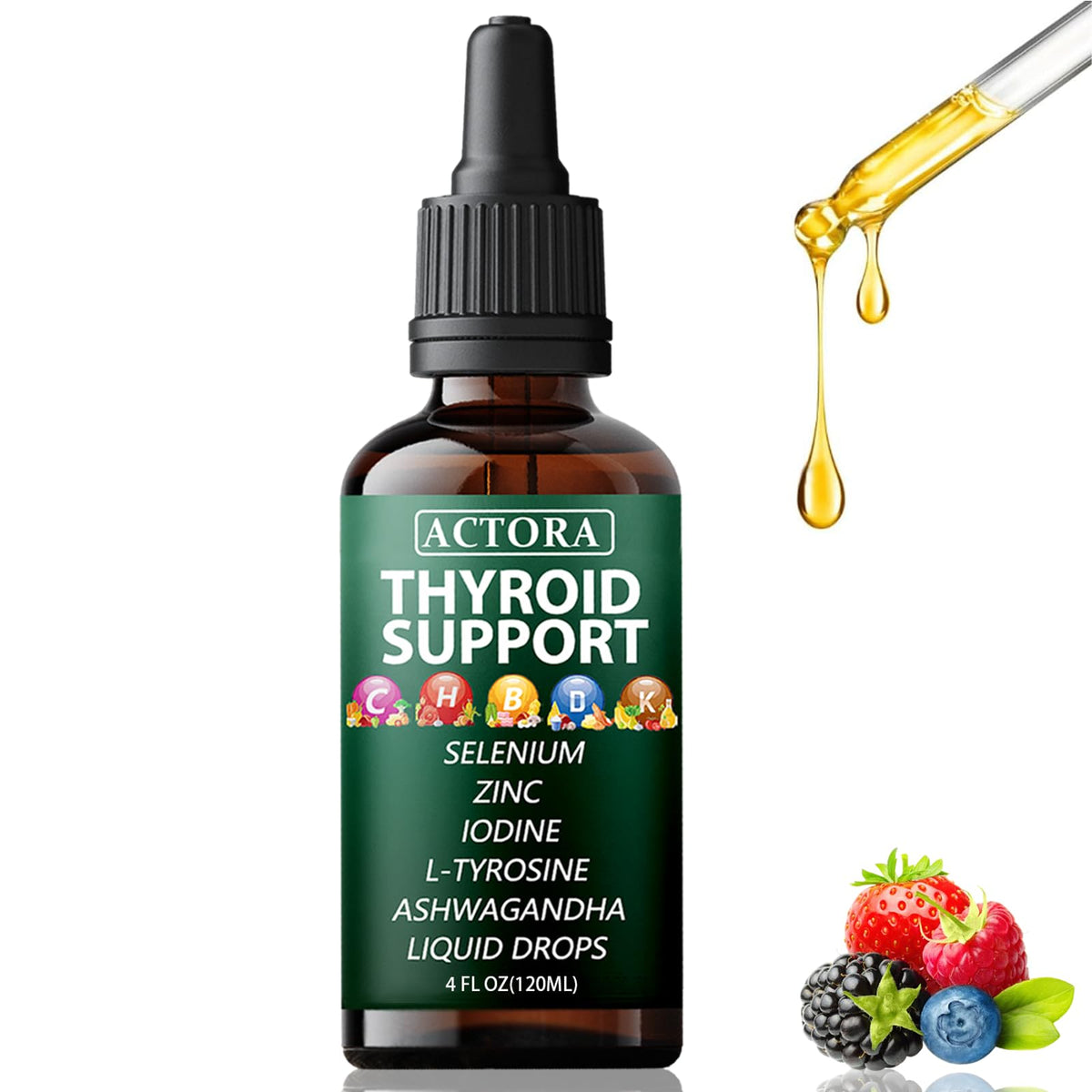 savari Actora complément alimentaire liquide 120 mL vue avant