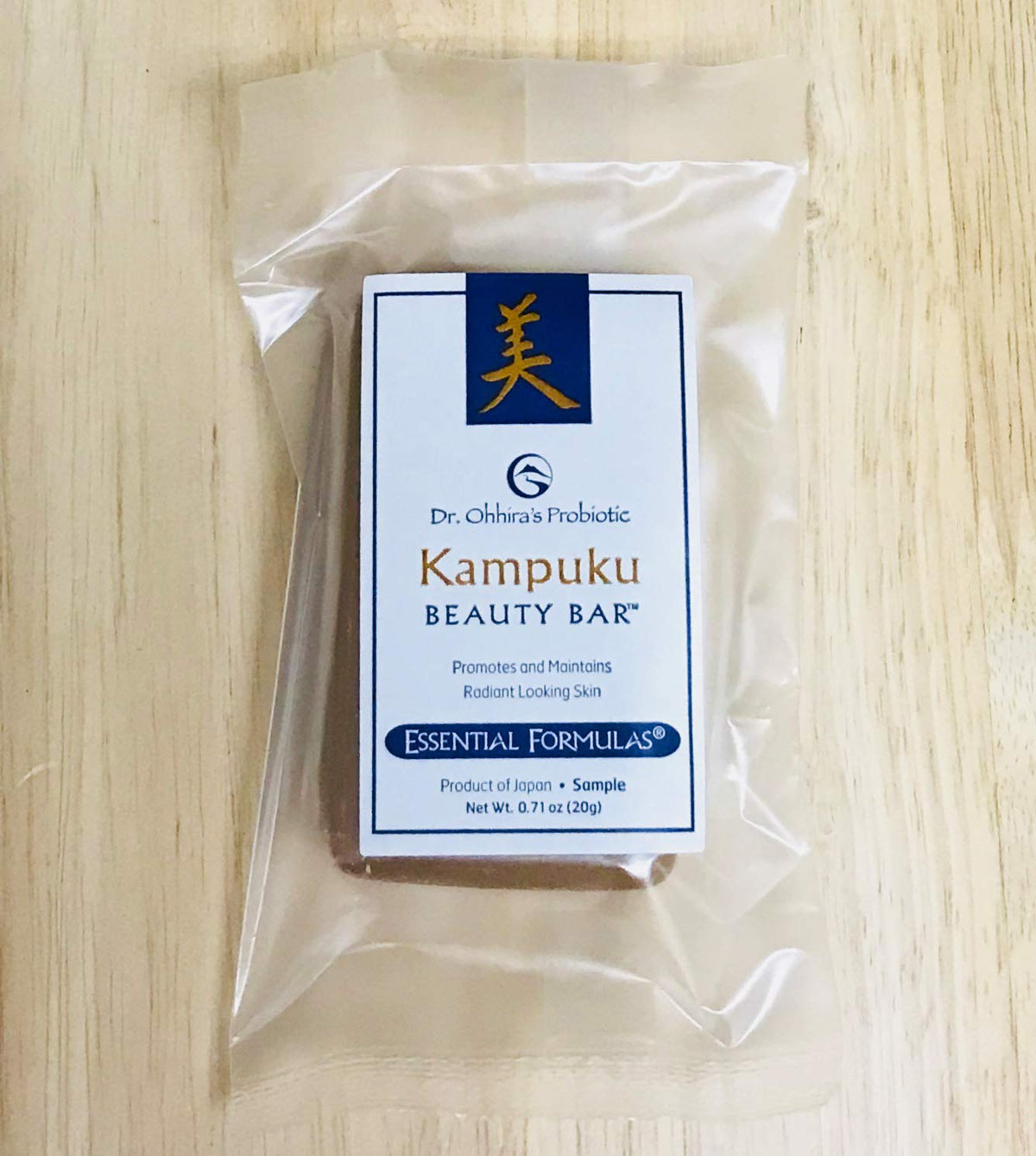 Savon Kampuku en utilisation sur le visage