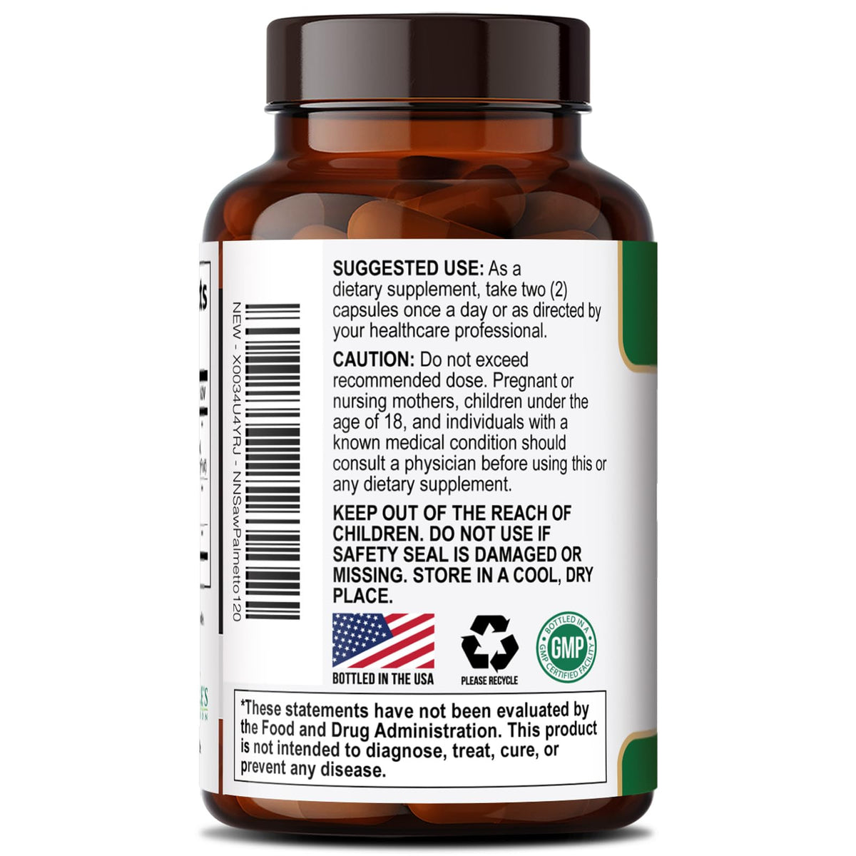 Saw Palmetto pour Hommes avec ingrédients naturels