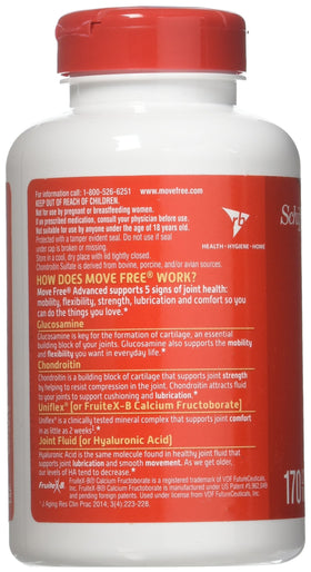 SCHIFF Move Free 170 comprimés vue arrière