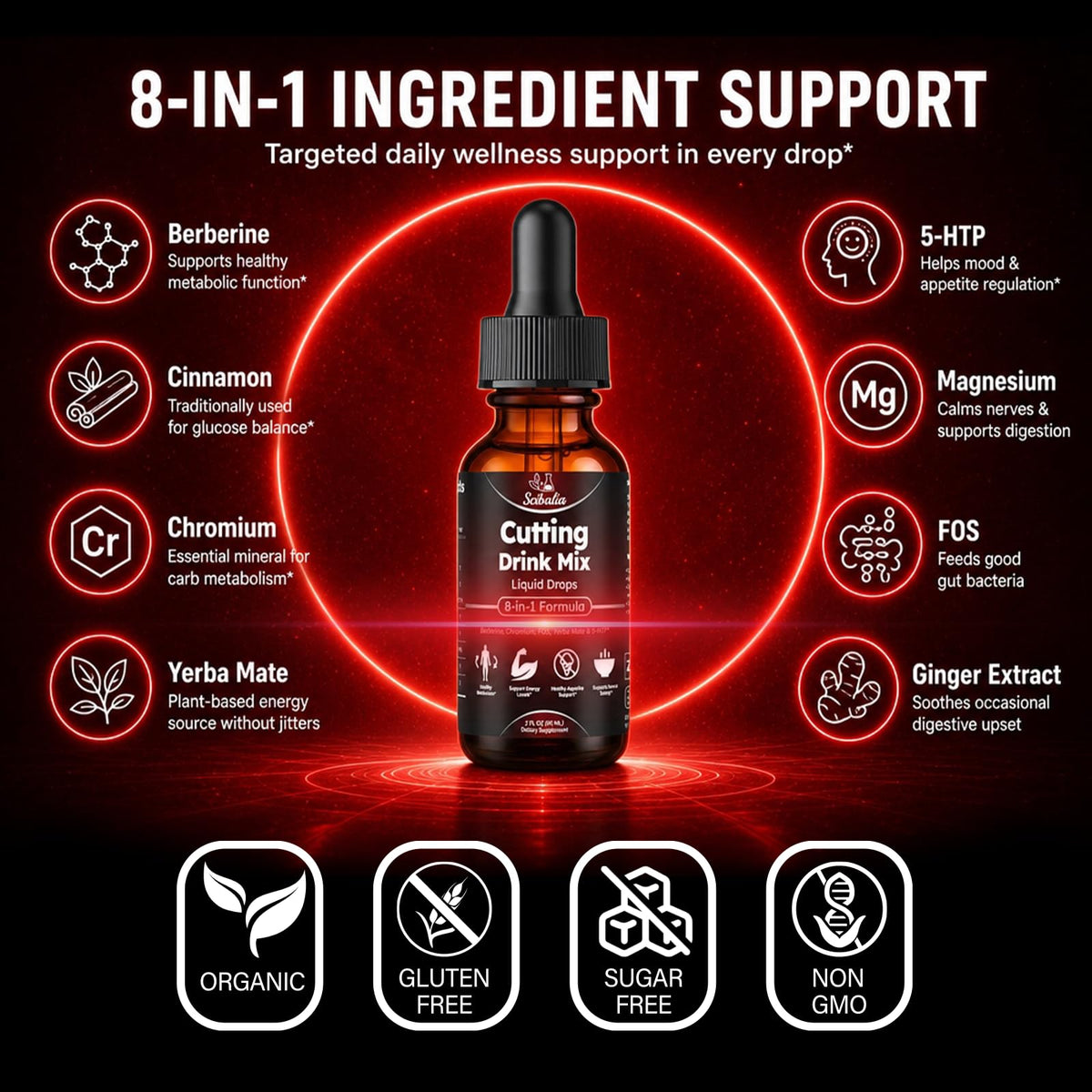 Scibalia Mélange de Boisson Liquide - dosage de 2 mL