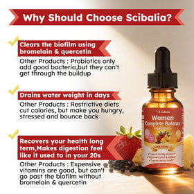 Scibalia Rituel Biofilm Intestinal 7-en-1 sur une table