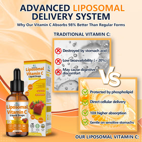 Scibalia Vitamine C Liposomale 1000mg sur une table