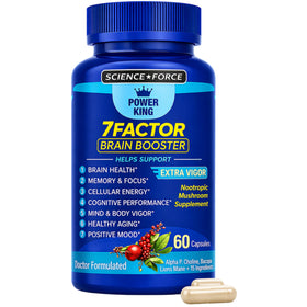 SCIENCE FORCE Complément Alimentaire 7 Facteurs Cérébraux 60 Capsules vue de face