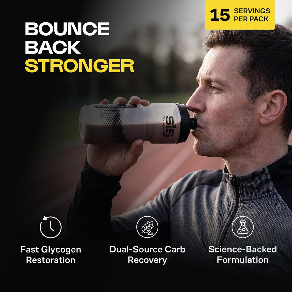 Science in Sport BETA use emballage avec informations nutritionnelles