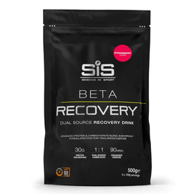 Science in Sport BETA use poudre de protéine saveur fraise vue de face
