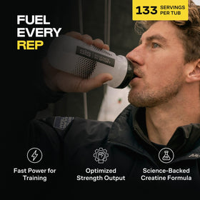 Science in Sport Creatine Monohydrate poudre sans goût dans un verre