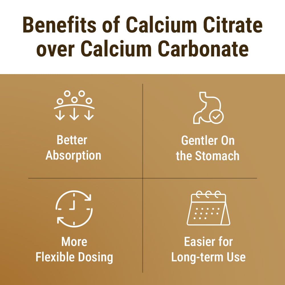 ScienceBased Health BoneProtect 800 mg Calcium gélules avec un verre d'eau