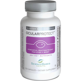 ScienceBased Health OcularProtect flacon de multivitamine avant avec étiquette