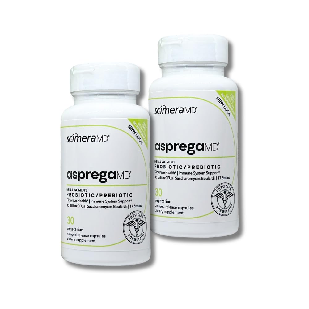 Scimera Asprega Complément Alimentaire Prébiotique 30 Capsules - vue avant