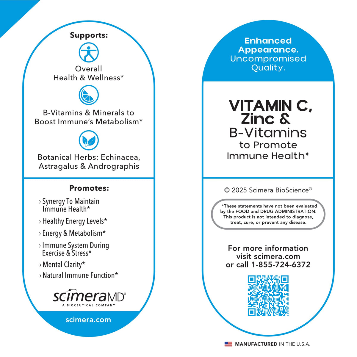 Scimera Scimune complément alimentaire 14 capsules ouvertes